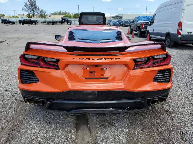 1G1YA2D45M5114215 - 2021 CHEVROLET CORVETTE STINGRAY 1LT ORANGE photo 6