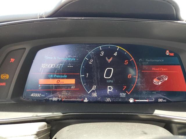 1G1YA2D45M5114215 - 2021 CHEVROLET CORVETTE STINGRAY 1LT ORANGE photo 9