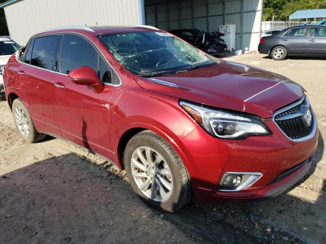 LRBFXCSA7LD033179 - 2020 BUICK ENVISION ESSENCE RED photo 4