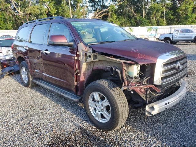 5TDZY5G13BS035112 - 2011 TOYOTA SEQUOIA SR5 MAROON photo 4