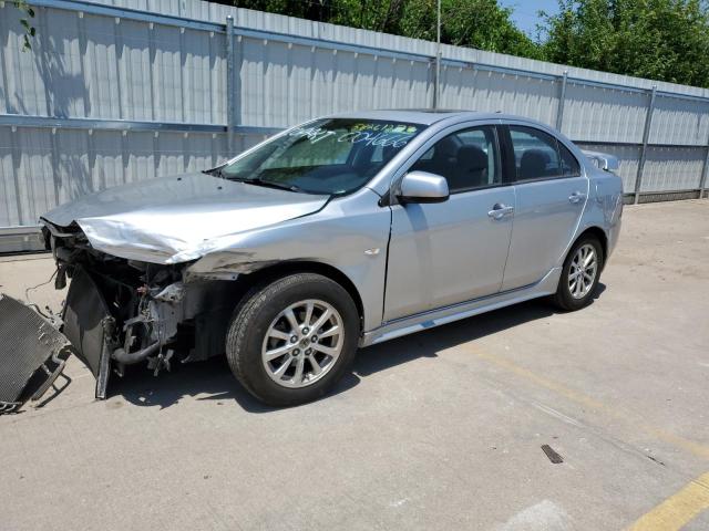 JA32U2FU1AU004666 - 2010 MITSUBISHI LANCER ES/ES SPORT SILVER photo 1