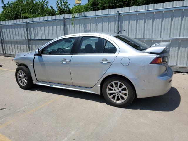 JA32U2FU1AU004666 - 2010 MITSUBISHI LANCER ES/ES SPORT SILVER photo 2