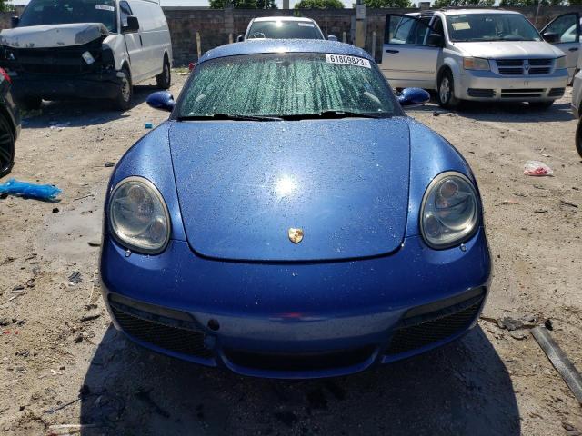 WP0AA29867U761060 - 2007 PORSCHE CAYMAN BLUE photo 5