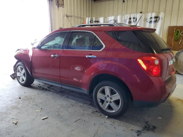 1GNALDEK6FZ131443 - 2015 CHEVROLET EQUINOX LTZ RED photo 2