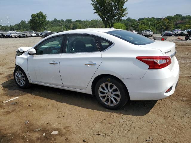 3N1AB7AP7KY358498 - 2019 NISSAN SENTRA S WHITE photo 2