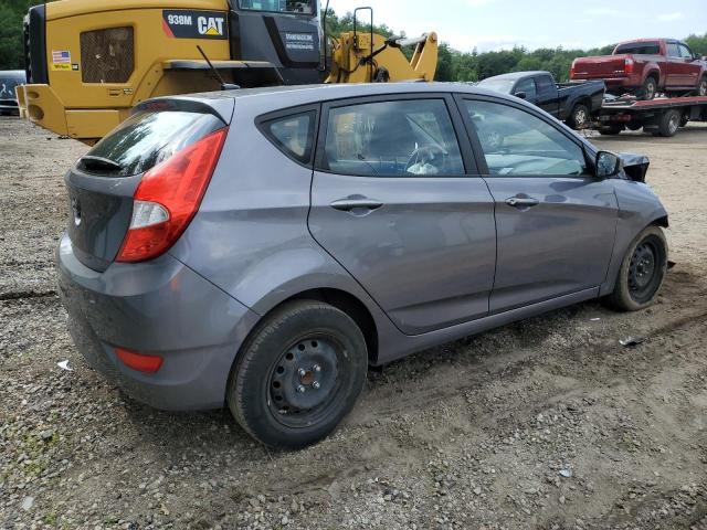 KMHCT5AE5FU232585 - 2015 HYUNDAI ACCENT GS GRAY photo 3