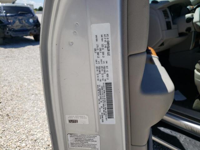 1A8HW58268F132489 - 2008 CHRYSLER ASPEN LIMITED SILVER photo 10