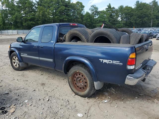 5TBBT44143S388984 - 2003 TOYOTA TUNDRA ACCESS CAB SR5 BLUE photo 2