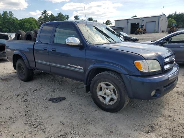 5TBBT44143S388984 - 2003 TOYOTA TUNDRA ACCESS CAB SR5 BLUE photo 4
