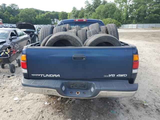 5TBBT44143S388984 - 2003 TOYOTA TUNDRA ACCESS CAB SR5 BLUE photo 6