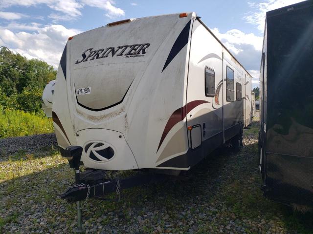 4YDT32325C1532305 - 2012 KEYSTONE SPRINTER TWO TONE photo 2