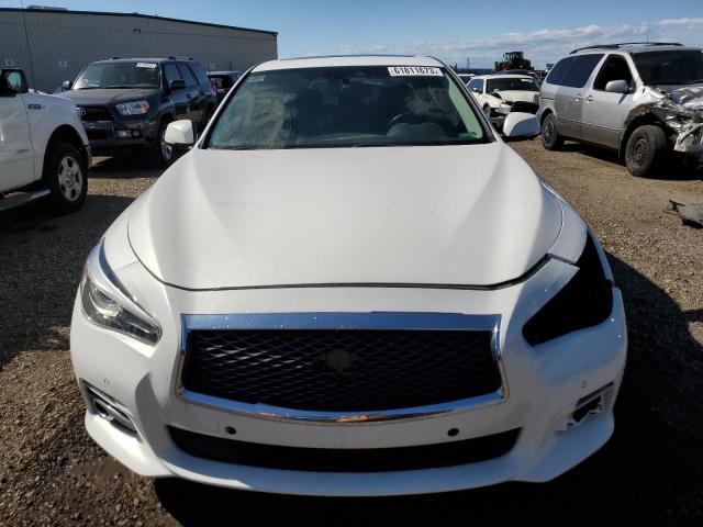 JN1BV7AR3FM400624 - 2015 INFINITI Q50 BASE WHITE photo 5