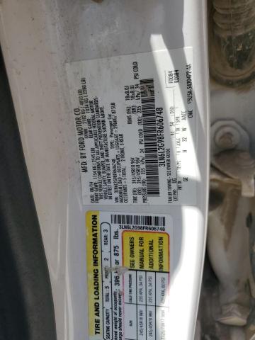 3LN6L2G98FR606748 - 2015 LINCOLN MKZ BEIGE photo 12