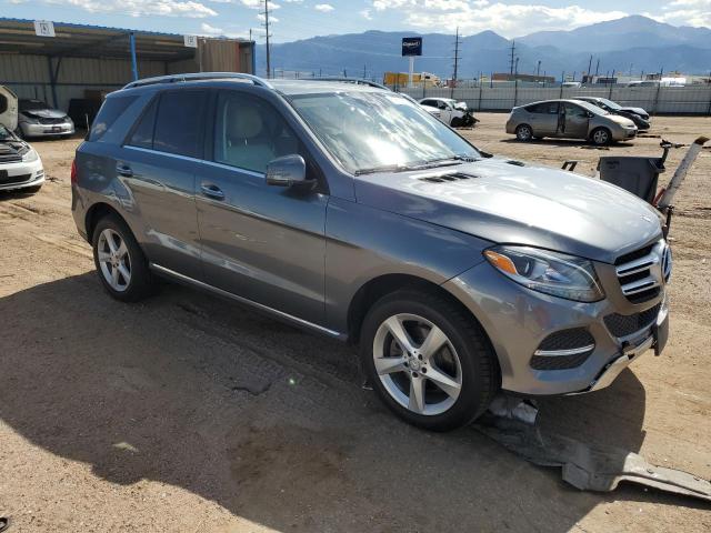 4JGDA5HB9HA825764 - 2017 MERCEDES-BENZ GLE 350 4MATIC SILVER photo 4