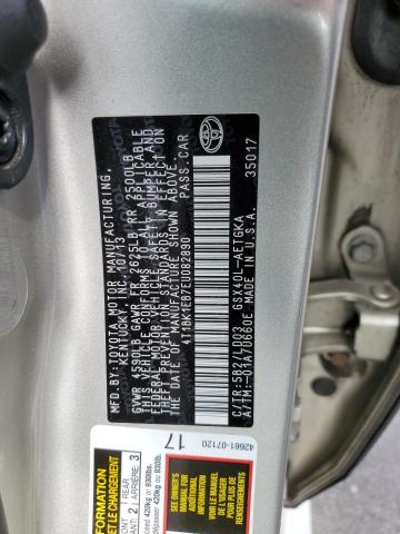 4T1BK1EB7EU082890 - 2014 TOYOTA AVALON BASE 银色 照片 12