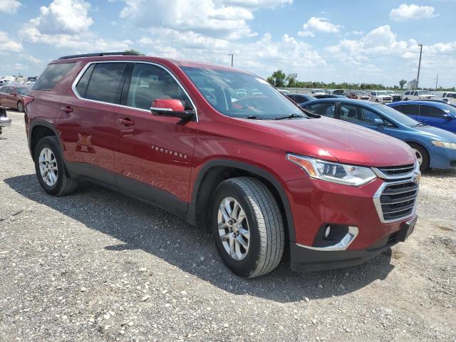 1GNEVGKW8KJ103768 - 2019 CHEVROLET TRAVERSE LT MAROON photo 4