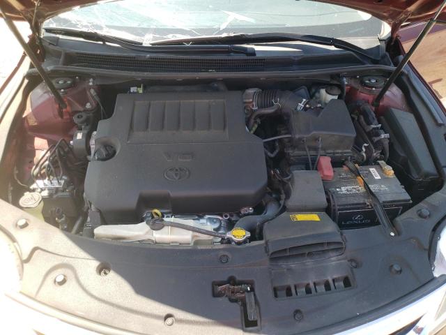 4T1BK1EB6DU011937 - 2013 TOYOTA AVALON BASE MAROON photo 11