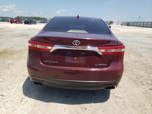 4T1BK1EB6DU011937 - 2013 TOYOTA AVALON BASE MAROON photo 6