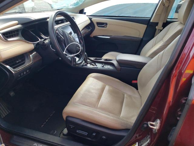 4T1BK1EB6DU011937 - 2013 TOYOTA AVALON BASE MAROON photo 7