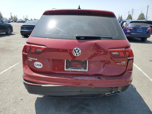 3VV2B7AX6JM159385 - 2018 VOLKSWAGEN TIGUAN SE RED photo 6