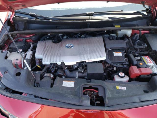 JTDKARFP5H3057884 - 2017 TOYOTA PRIUS PRIM RED photo 11