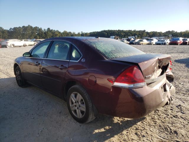 2G1WB58N579274756 - 2007 CHEVROLET IMPALA LS MAROON photo 3