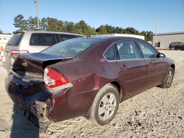 2G1WB58N579274756 - 2007 CHEVROLET IMPALA LS MAROON photo 4