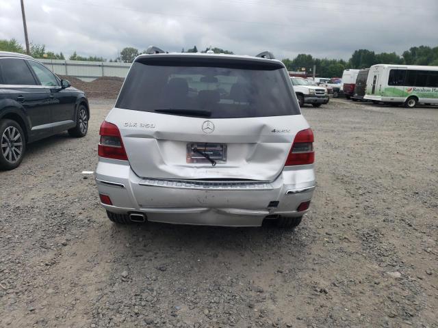 WDCGG8HB0CF832285 - 2012 MERCEDES-BENZ GLK 350 4MATIC SILVER photo 6