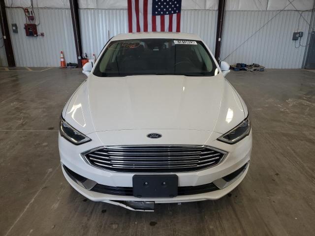 3FA6P0LU3JR163494 - 2018 FORD FUSION SE HYBRID WHITE photo 5