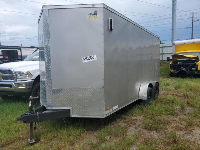 53FBE162XNF077925 - 2022 COVE TRAILER GRAY photo 2