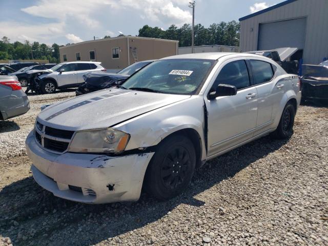 1B3LC46K88N187136 - 2008 DODGE AVENGER SE SILVER photo 1