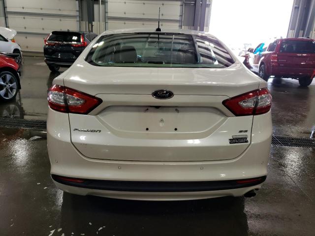 3FA6P0HDXGR290714 - 2016 FORD FUSION SE WHITE photo 6