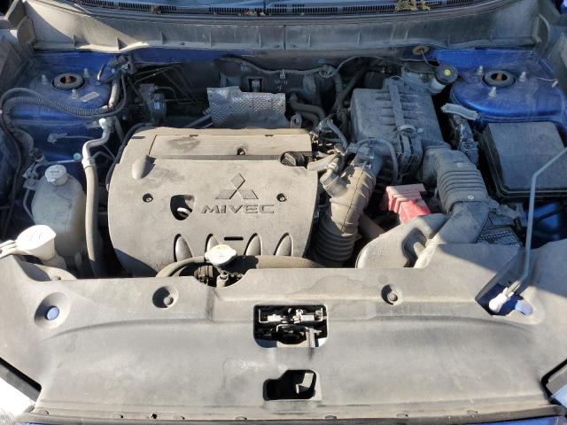 4A4AP3AU3FE013431 - 2015 MITSUBISHI OUTLANDER ES ლურჯი ფოტო 11