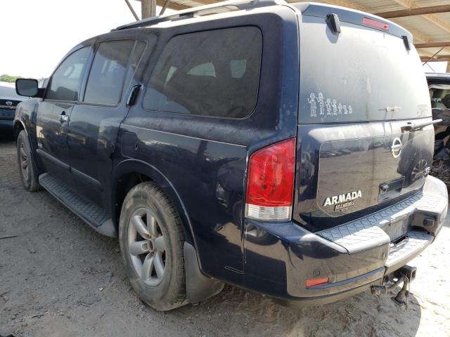 5N1BA08D39N605090 - 2009 NISSAN ARMADA SE BLUE photo 2