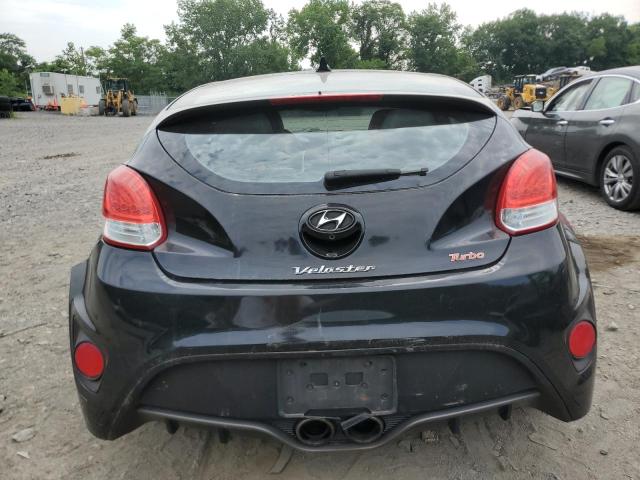 KMHTC6AE3EU193435 - 2014 HYUNDAI VELOSTER TURBO BLACK photo 6