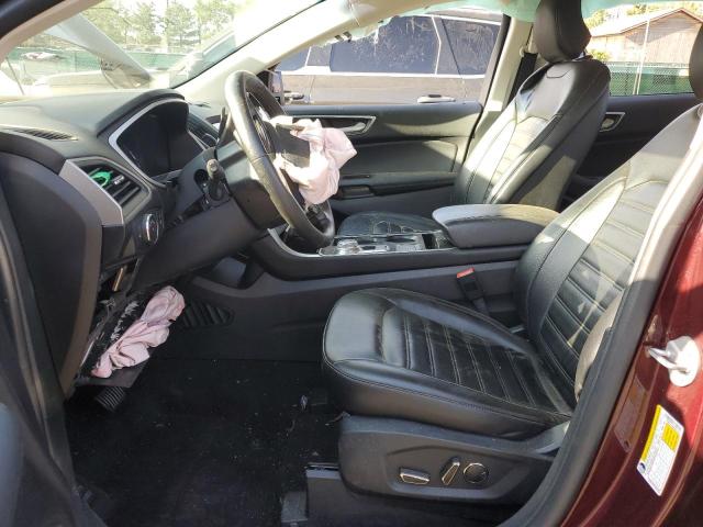 2FMPK4J98KBB37052 - 2019 FORD EDGE SEL Tünd qırmızı foto 7