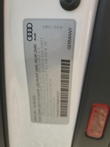 WAUB4CF57MA016727 - 2021 AUDI S5 PRESTIGE 白色 照片 12