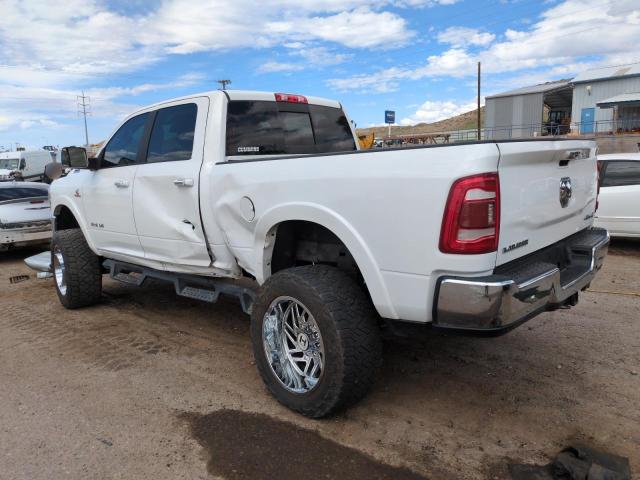 3C6UR5FLXLG202051 - 2020 RAM 2500 LARAMIE WHITE photo 2