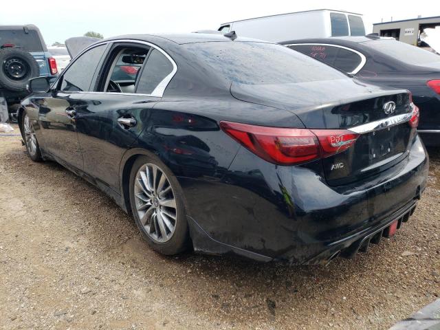 JN1EV7AR6JM438483 - 2018 INFINITI Q50 LUXE BLACK photo 2