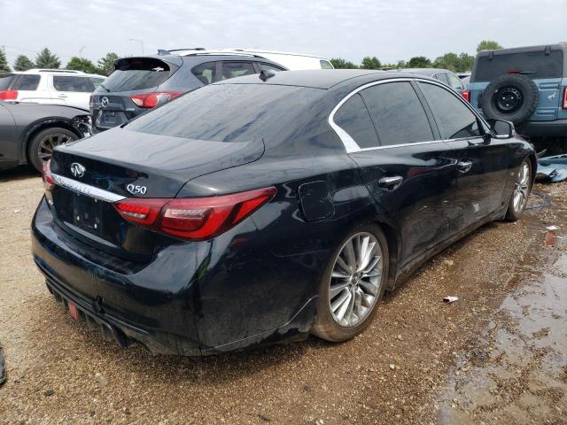 JN1EV7AR6JM438483 - 2018 INFINITI Q50 LUXE BLACK photo 3