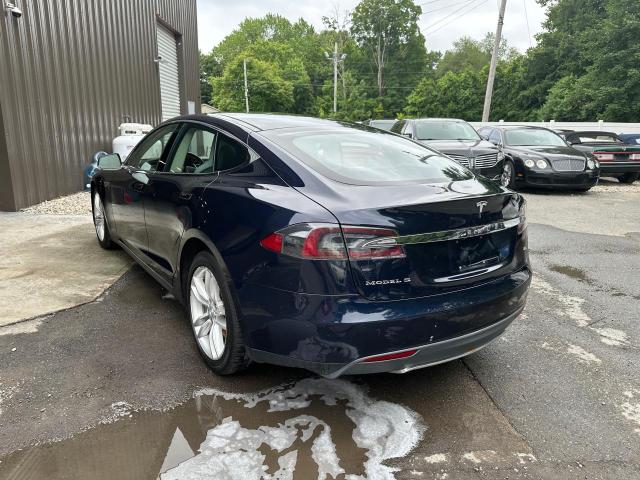 5YJSA1H14EFP41320 - 2014 TESLA MODEL S 蓝色 照片 3