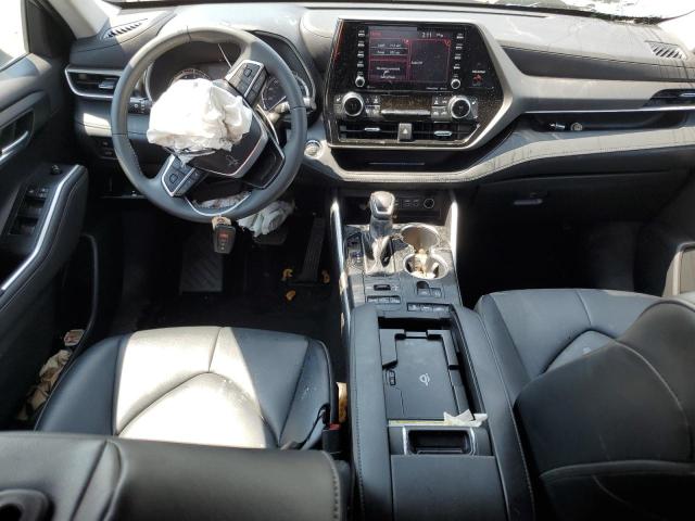 5TDGZRBH7NS202124 - 2022 TOYOTA HIGHLANDER XLE Blau Foto 8