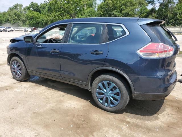 KNMAT2MV6GP737881 - 2016 NISSAN ROGUE S BLUE photo 2