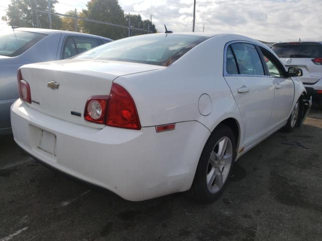 1G1ZA5EU6BF219812 - 2011 CHEVROLET MALIBU 1LT LS WHITE photo 4