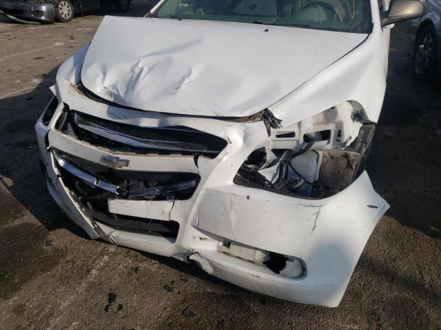 1G1ZA5EU6BF219812 - 2011 CHEVROLET MALIBU 1LT LS WHITE photo 9