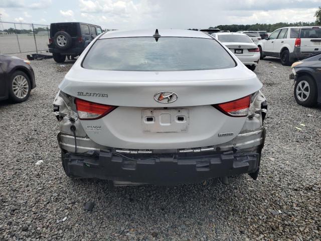 KMHDH4AE6CU191315 - 2012 HYUNDAI ELANTRA GLS SILVER photo 6