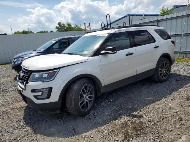 1FM5K8GT6HGB03274 - 2017 FORD EXPLORER SPORT WHITE photo 1