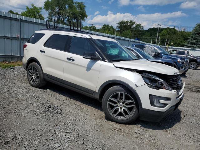 1FM5K8GT6HGB03274 - 2017 FORD EXPLORER SPORT WHITE photo 4