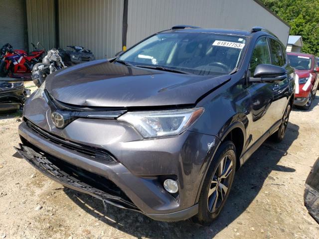 2T3WFREV4JW473429 - 2018 TOYOTA RAV4 ADVENTURE GRAY photo 1