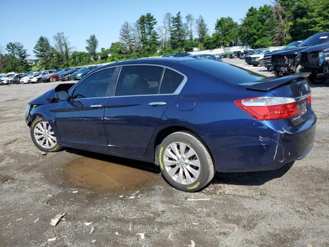 1HGCR2F80DA223913 - 2013 HONDA ACCORD EXL BLUE photo 2